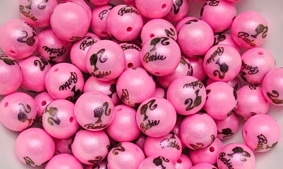 DIY 1 Count Barbie 15mm silicone BEADS