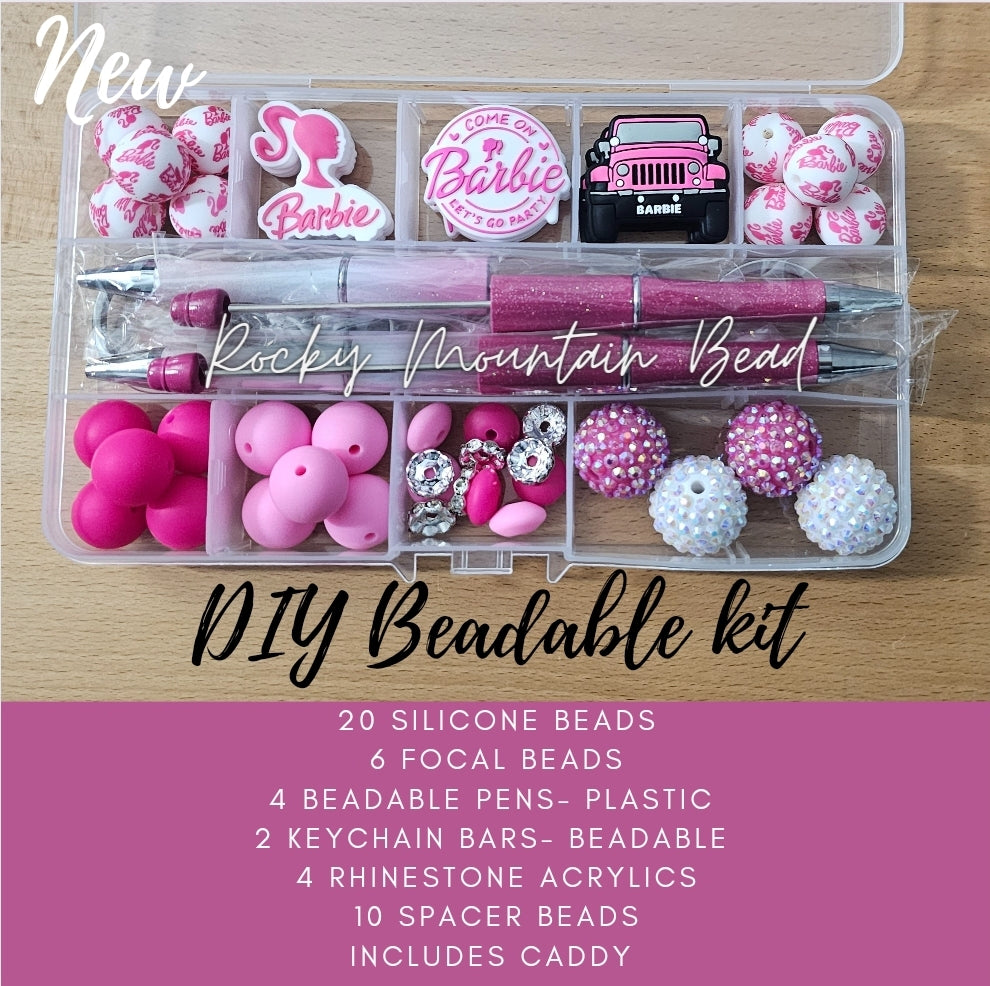 New pink girl KIT DIY BEADABLE KIT