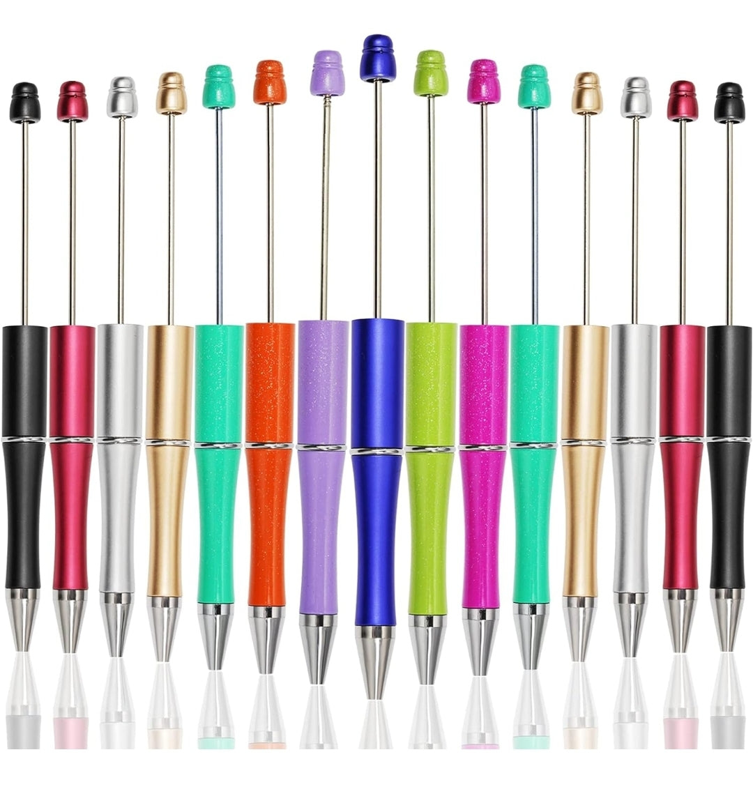 Over stock Clearance 20 count plastic beadable pen mix