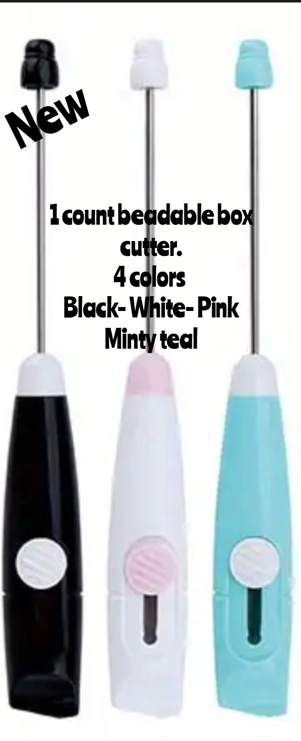 1 count beadable box cutter