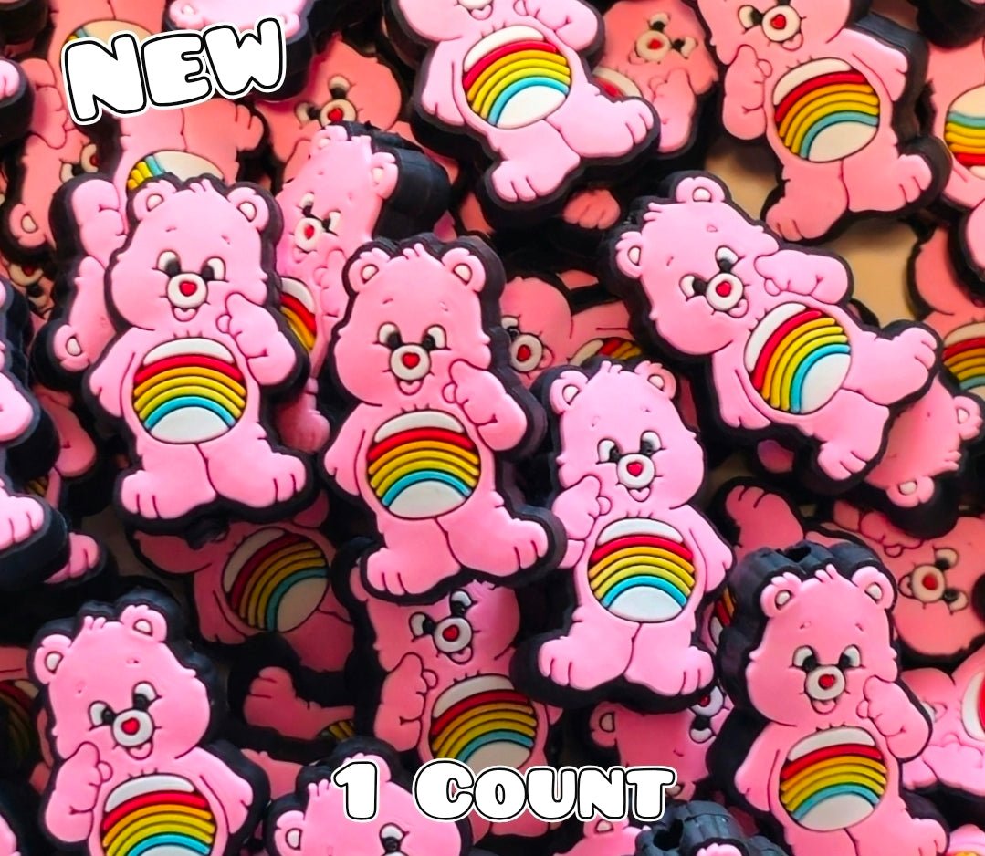 Nueva cuenta focal ROSA de Care Bears de 1 unidad