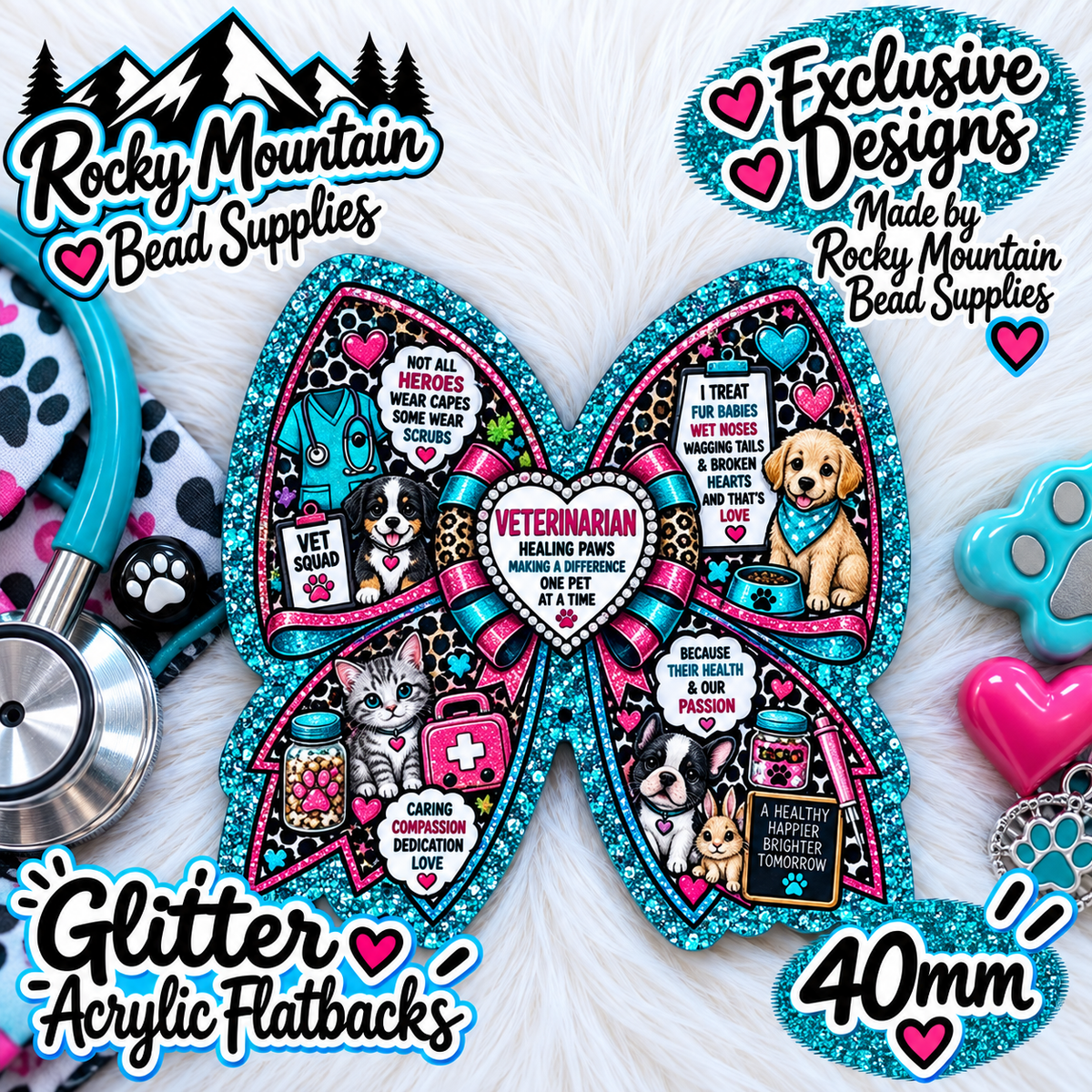 Shop Exclusive 1 Count Custom Exclusive Glitter