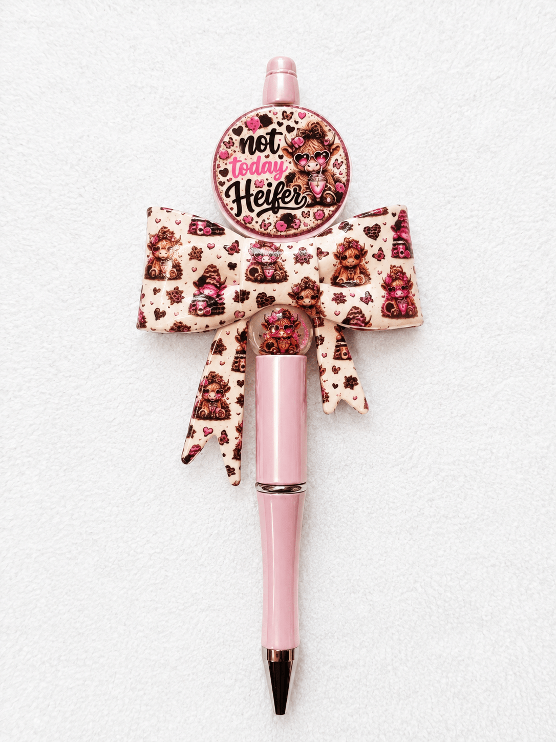 Wholesale 1 Count Beadable Pen Signature Exclusive All Beads Are Created By US Not Today Heifer