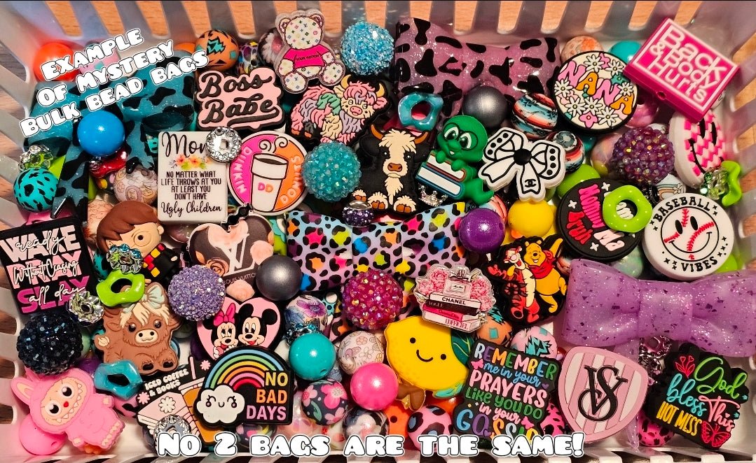 New May Bulk Mystery Bead Bags Limited Quantites Bigger Bags! 200 pieces! Released 5-6-26