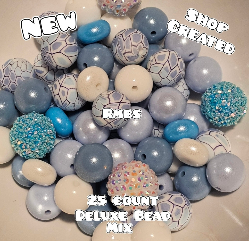 New Deluxe SILICONE Bead Mix 25 count. Shop Made