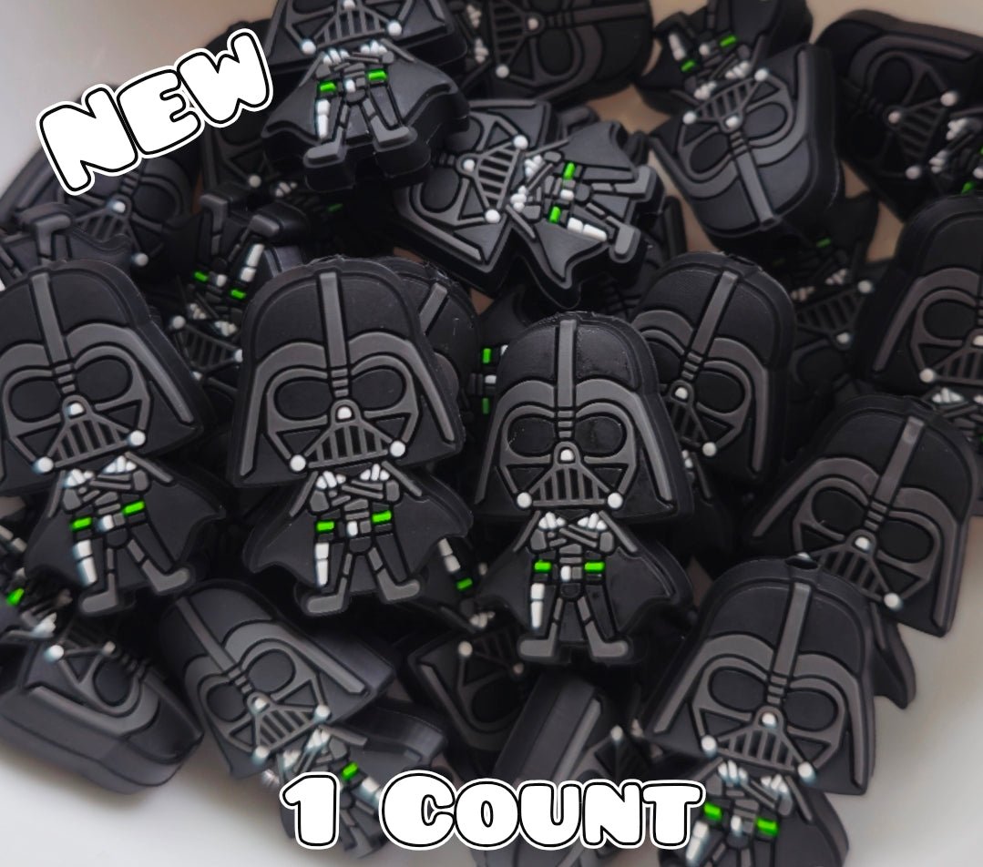 New 1 Count Focal Bead Star Wars Vader