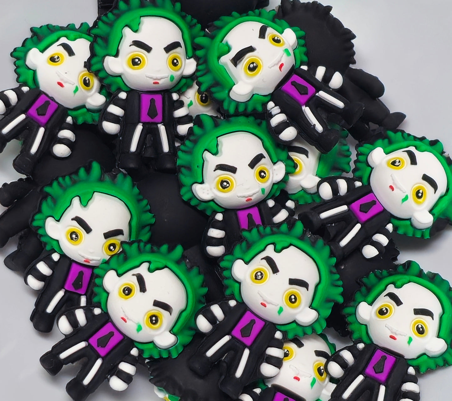 DIY Focal Bead 1 Count 3D Beads Craft Supplies Character Halloween Freddie Jason Myers Pennywise Scream Jason Beetlejuice Chucky