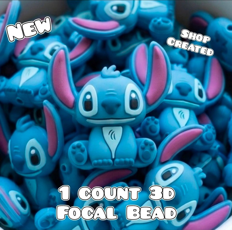 New 1 Count Focal Bead 3D Stitch