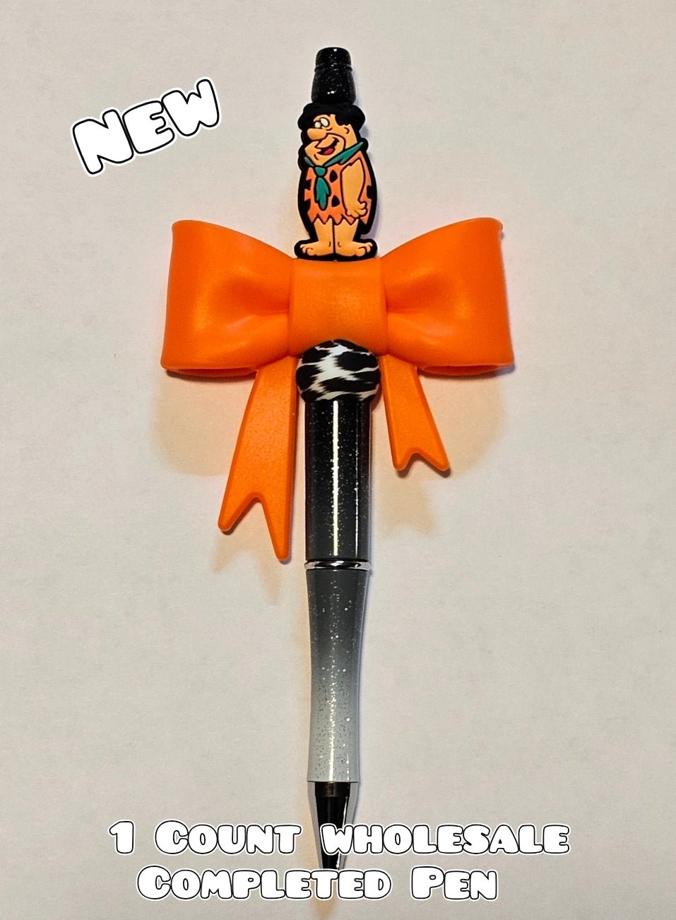 Wholesale 1 Count Beadable Pen Character Flintstones