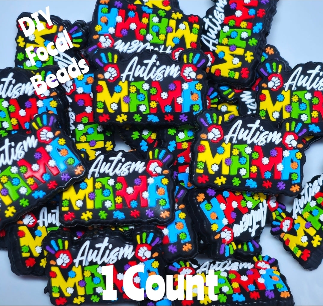 DIY Focal Bead 1 Count Craft Supplies Autism Mama Beads