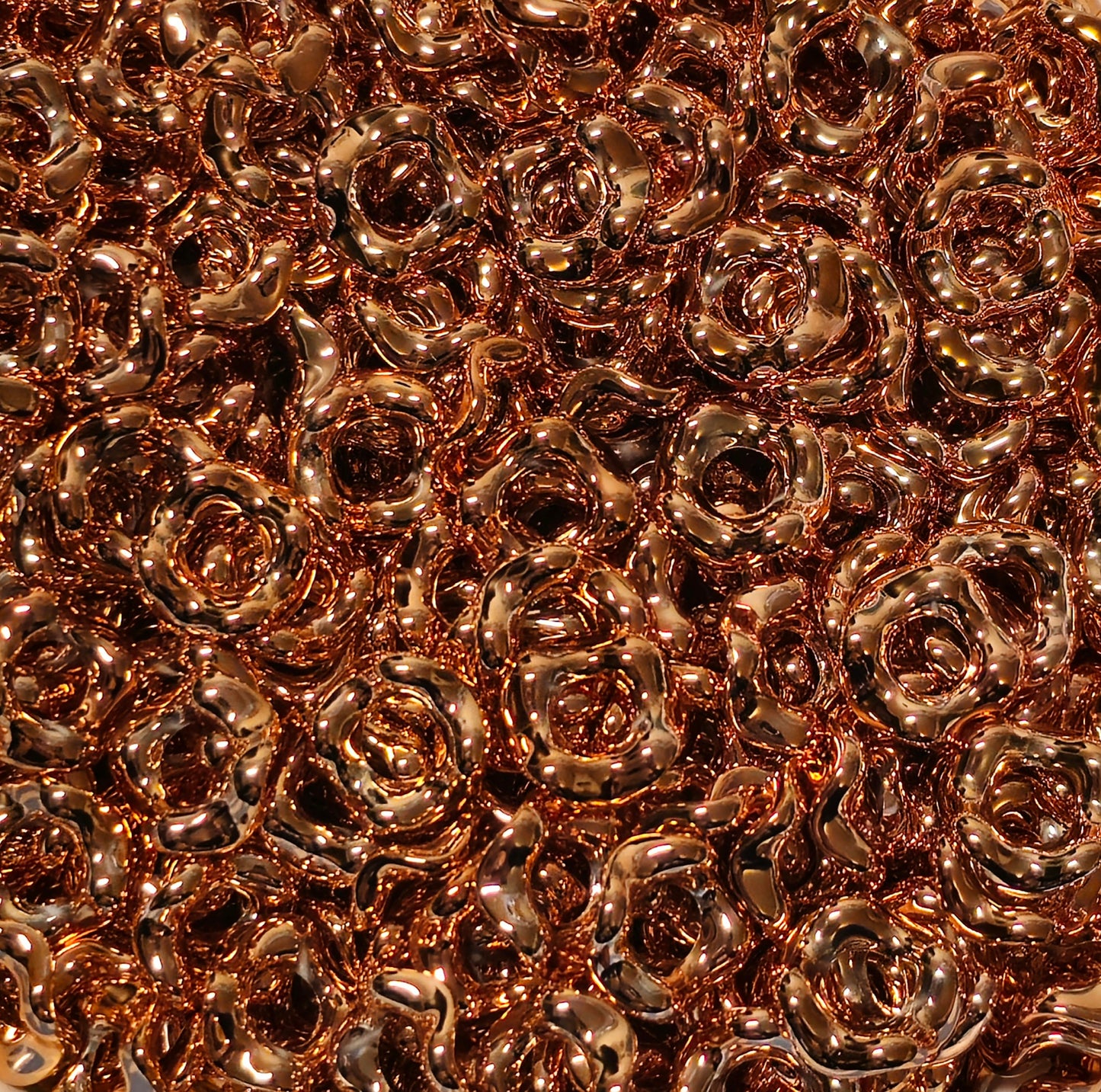 New Custom Chrome 15MM Large Hole Wavy Spacers 5 Count Packs 3 Colors