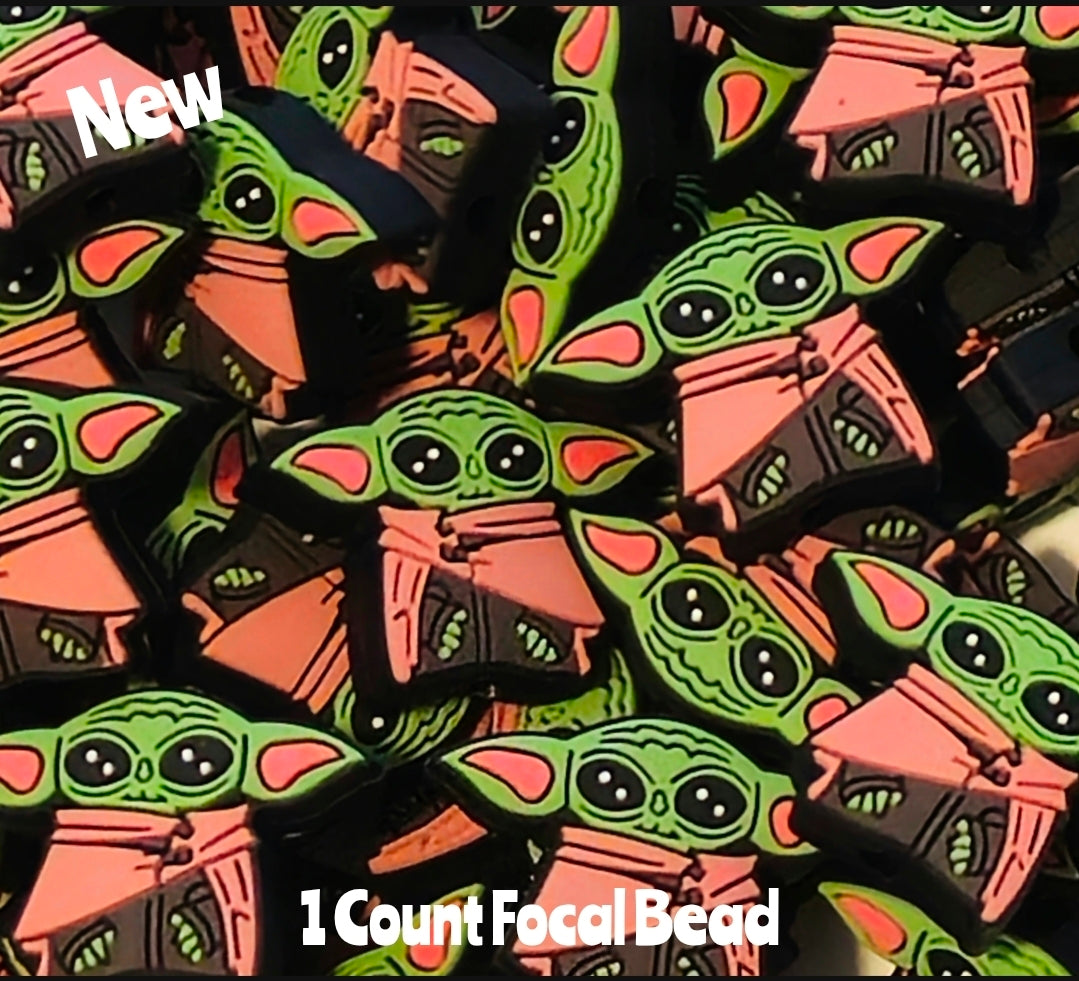 New 1 Count Yoda Count Focal Bead