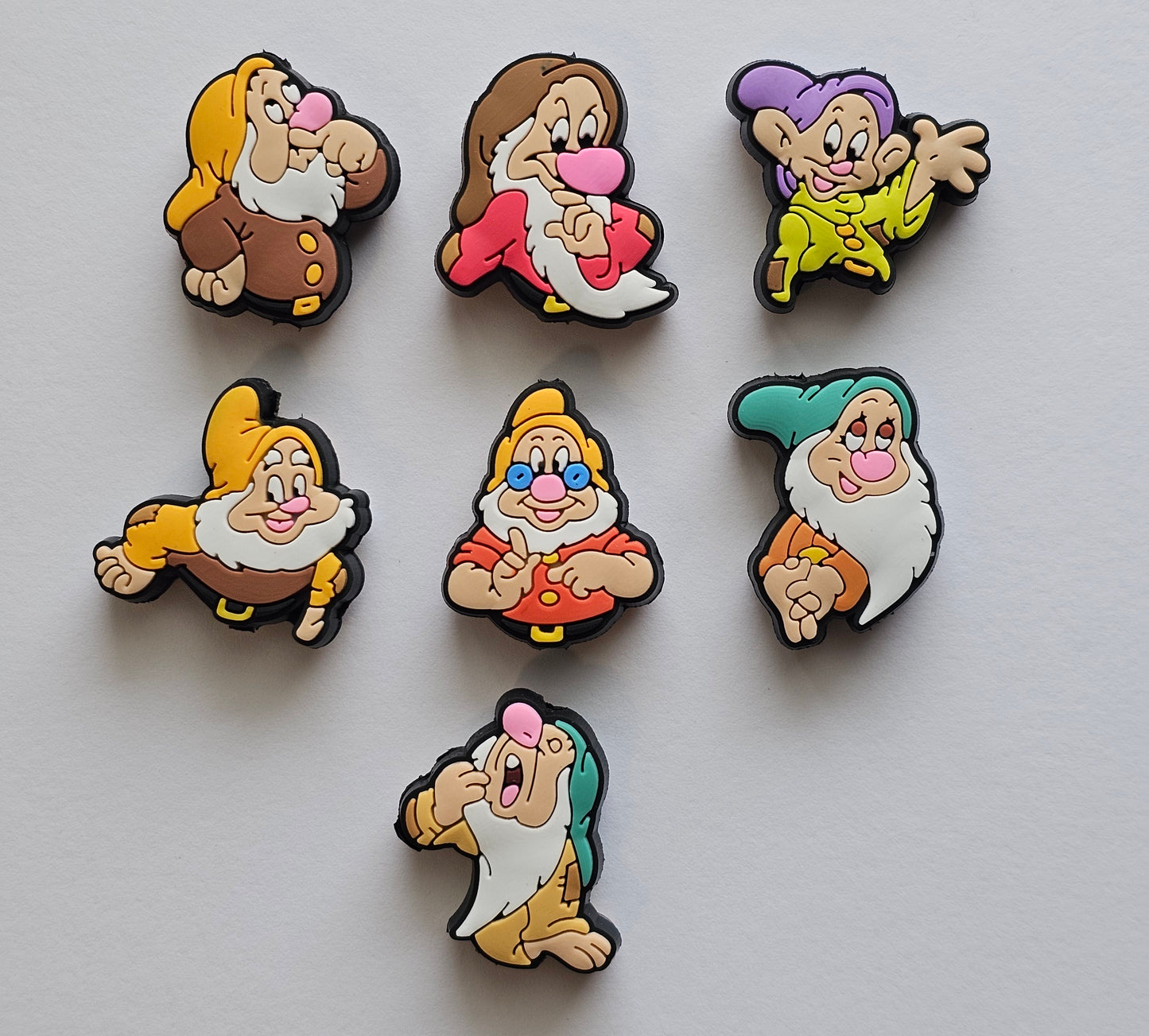 New 7 piece focal bead set shop custom set seven dwarfs