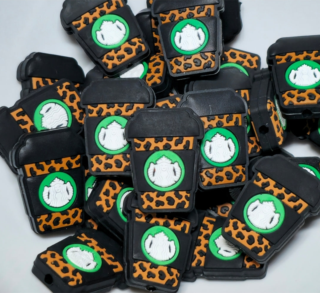 DIY Focal Bead 1 Count Craft Supplies Coffee Dunkin Starbucks Beads