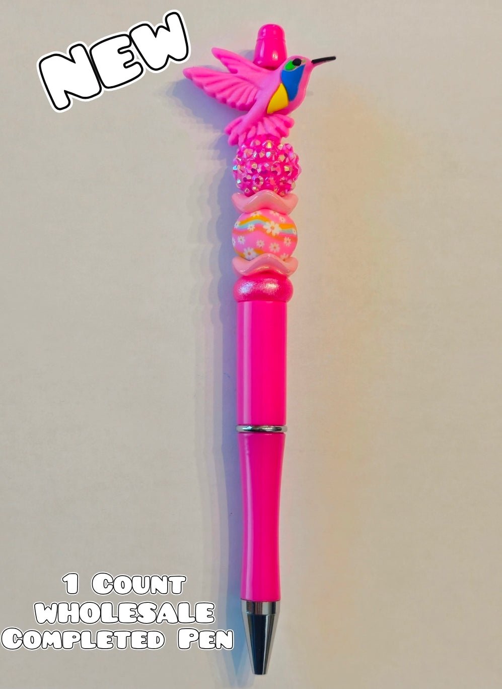 Wholesale Beadable Pens 1 Count Completed Pen Hummingbird