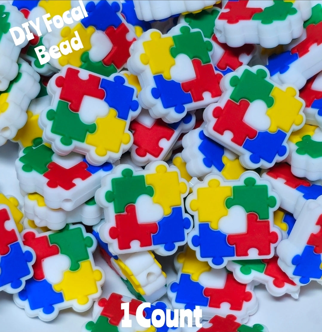 DIY Focal Bead 1 Count Craft Supplies Autism
