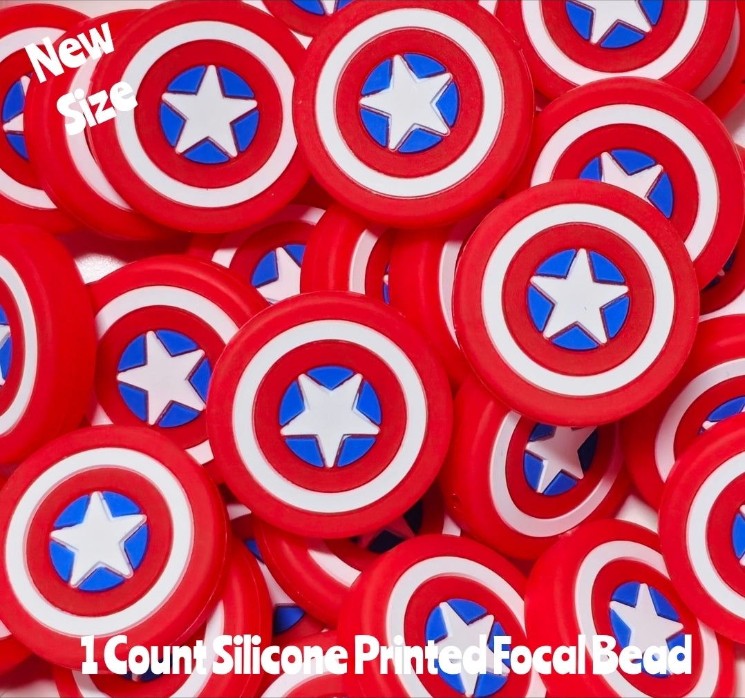 DIY Focal Bead 1 Count Craft Supplies Character Super heroes Custom