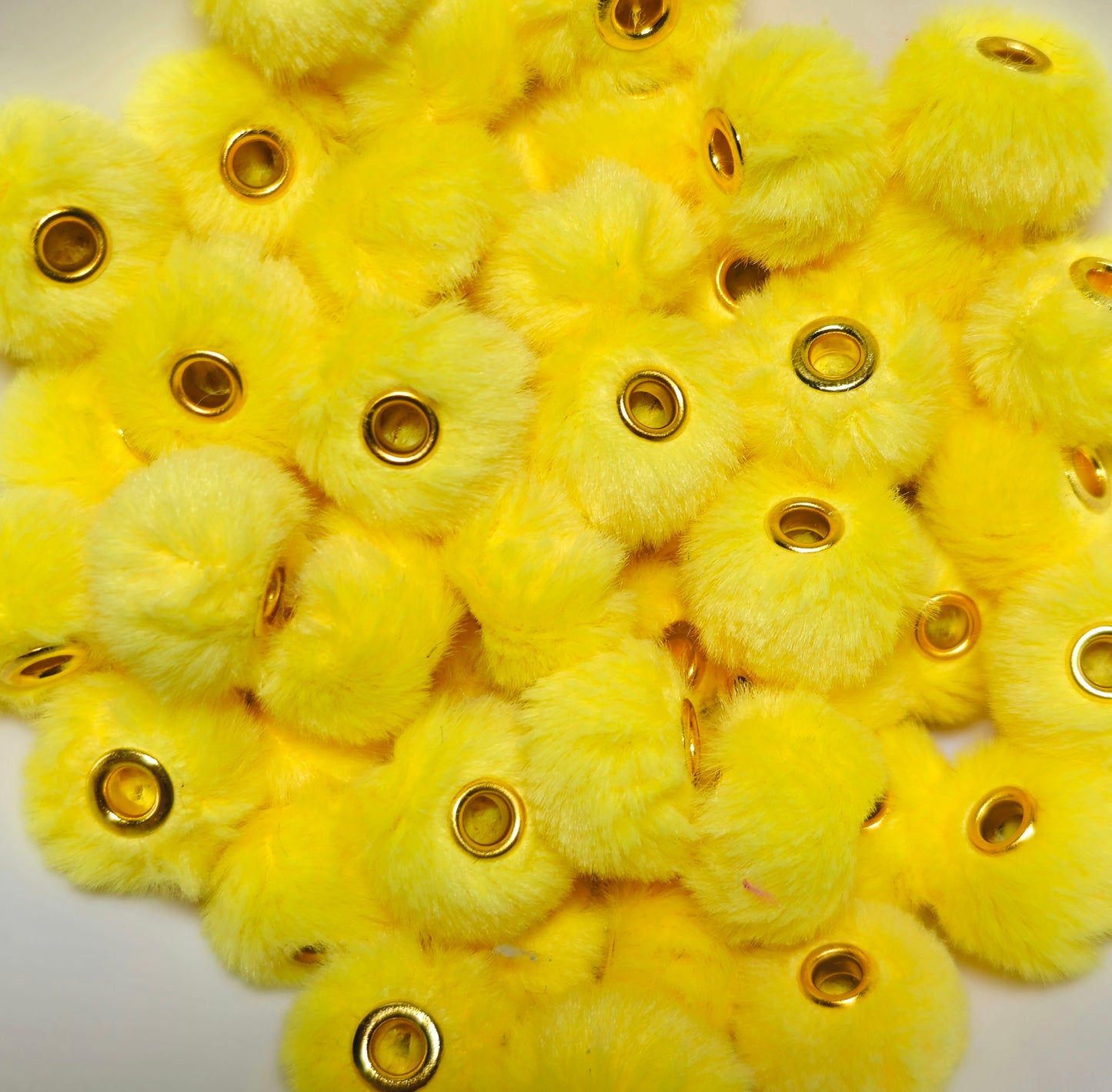 1 Count DIY 18MM Large Hole Fuzzy Spacers Mix Beads Craft Supplies