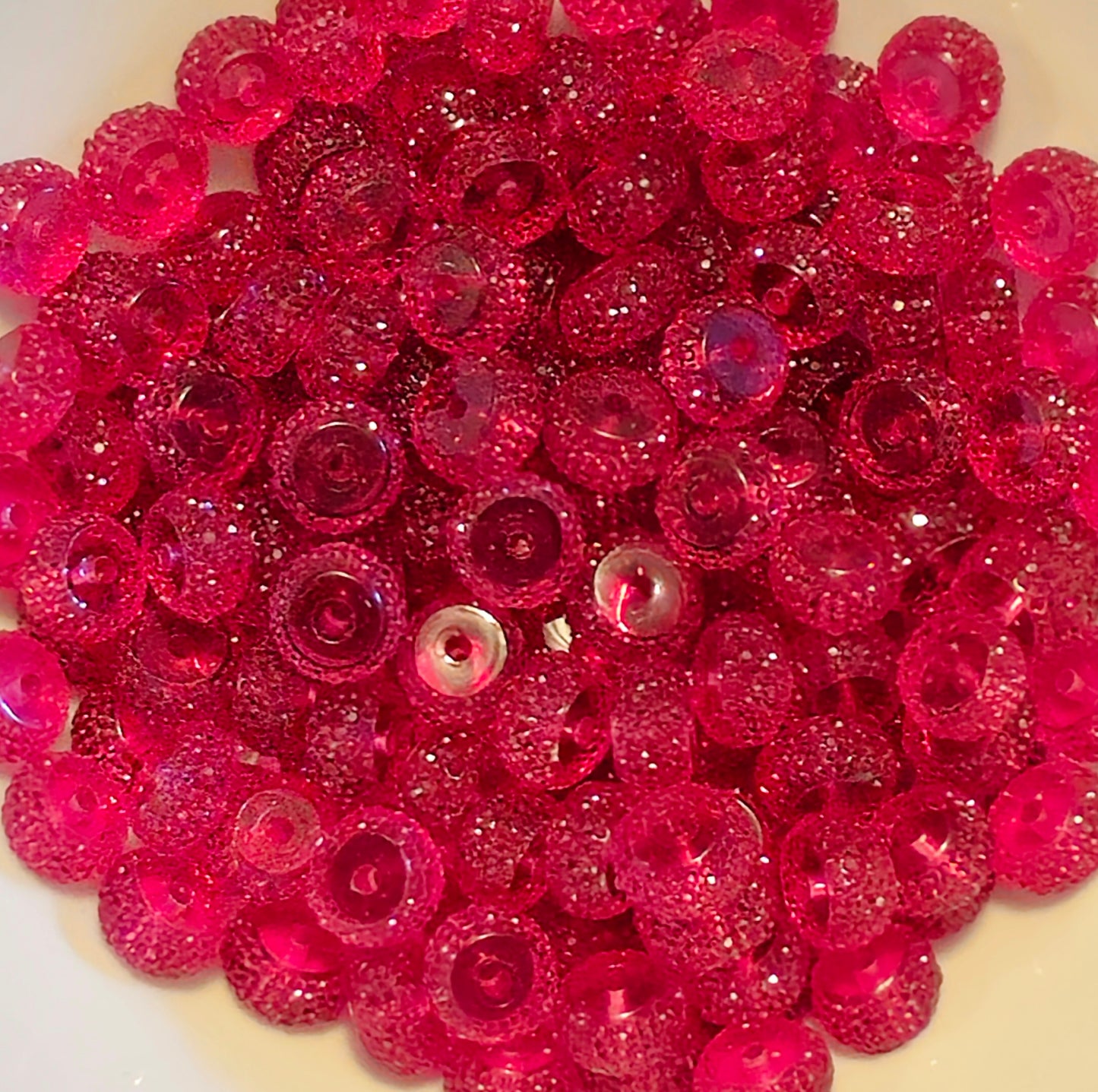 5 Count 12MM Acrylic Spacer Beads Craft Supplies 10 color options