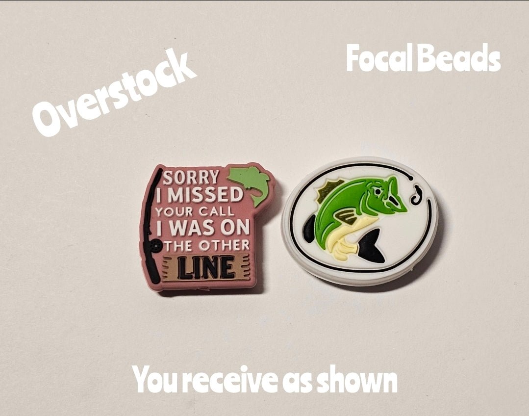 Overstock 2 Count Focal Bead Set As Shown