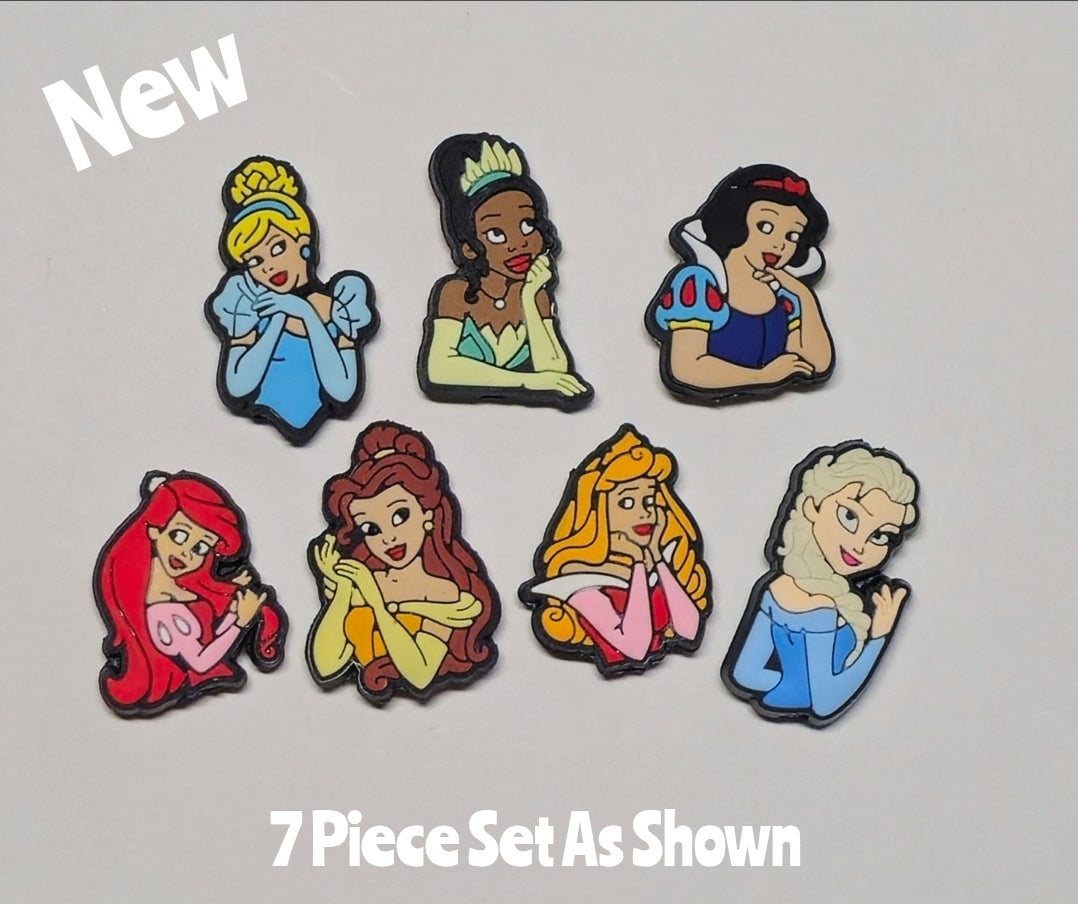 NEW Character DIY Focal Bead 7 Count Craft Supplies Princess