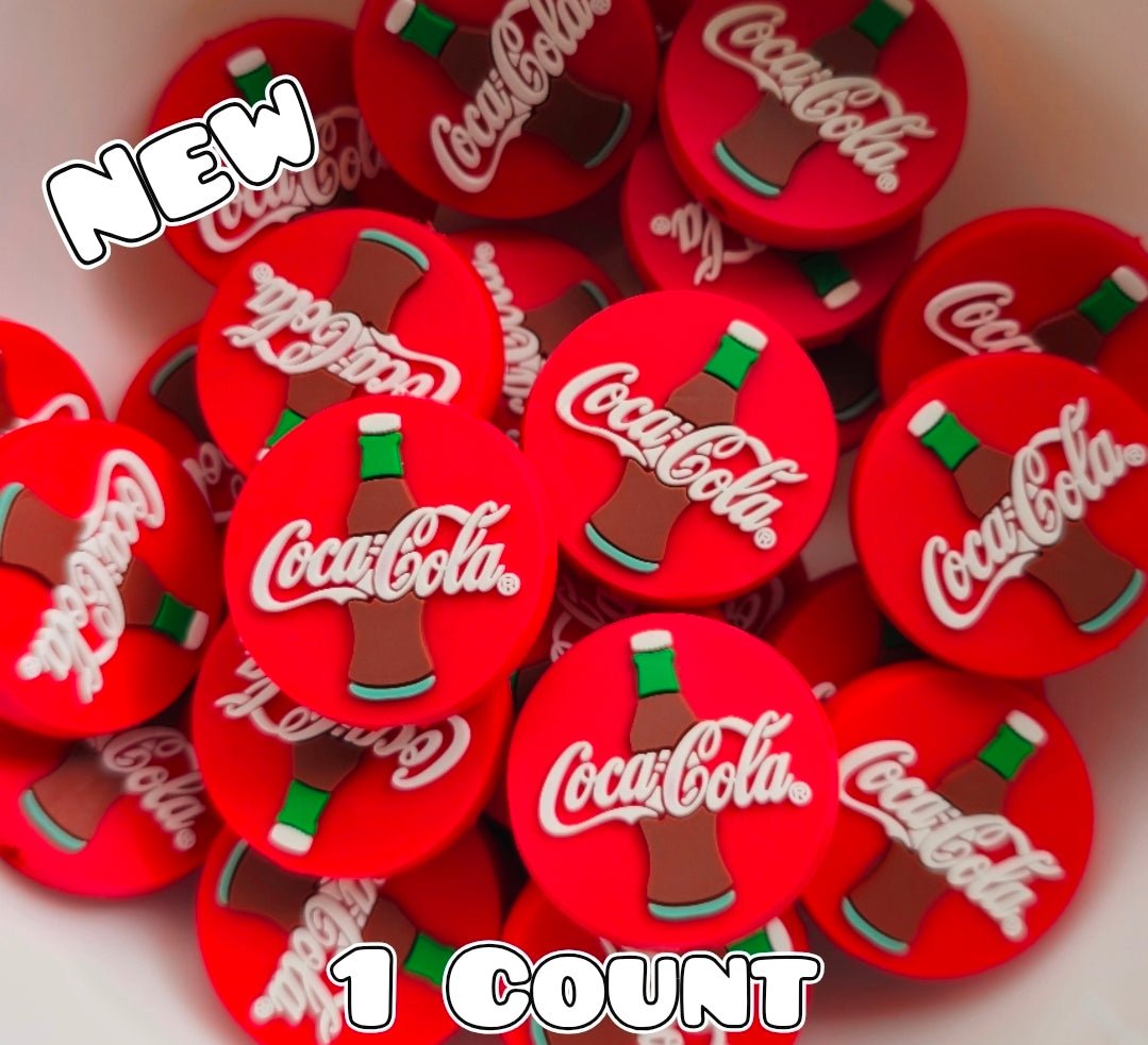 New 1 Count Focal Bead Coke
