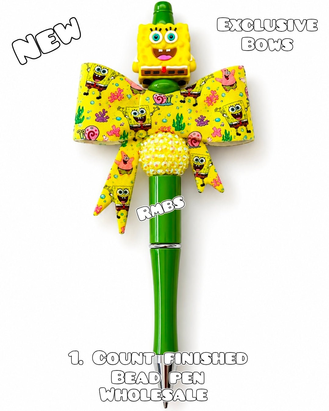 Wholesale 1 Count Beadable Pen