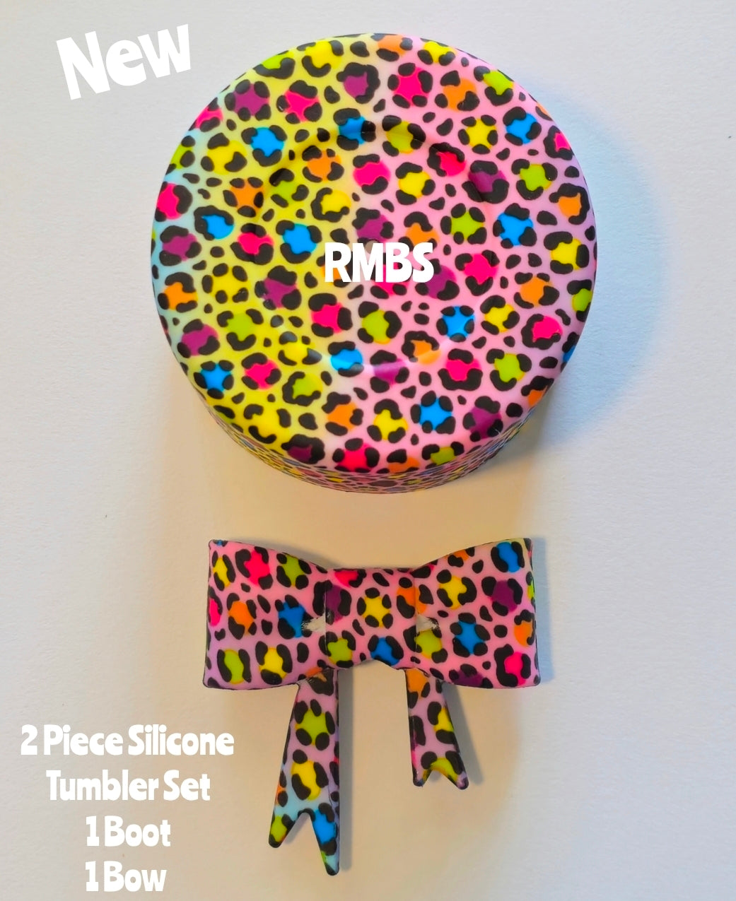 New 2 piece Silicone Tumbler Set.