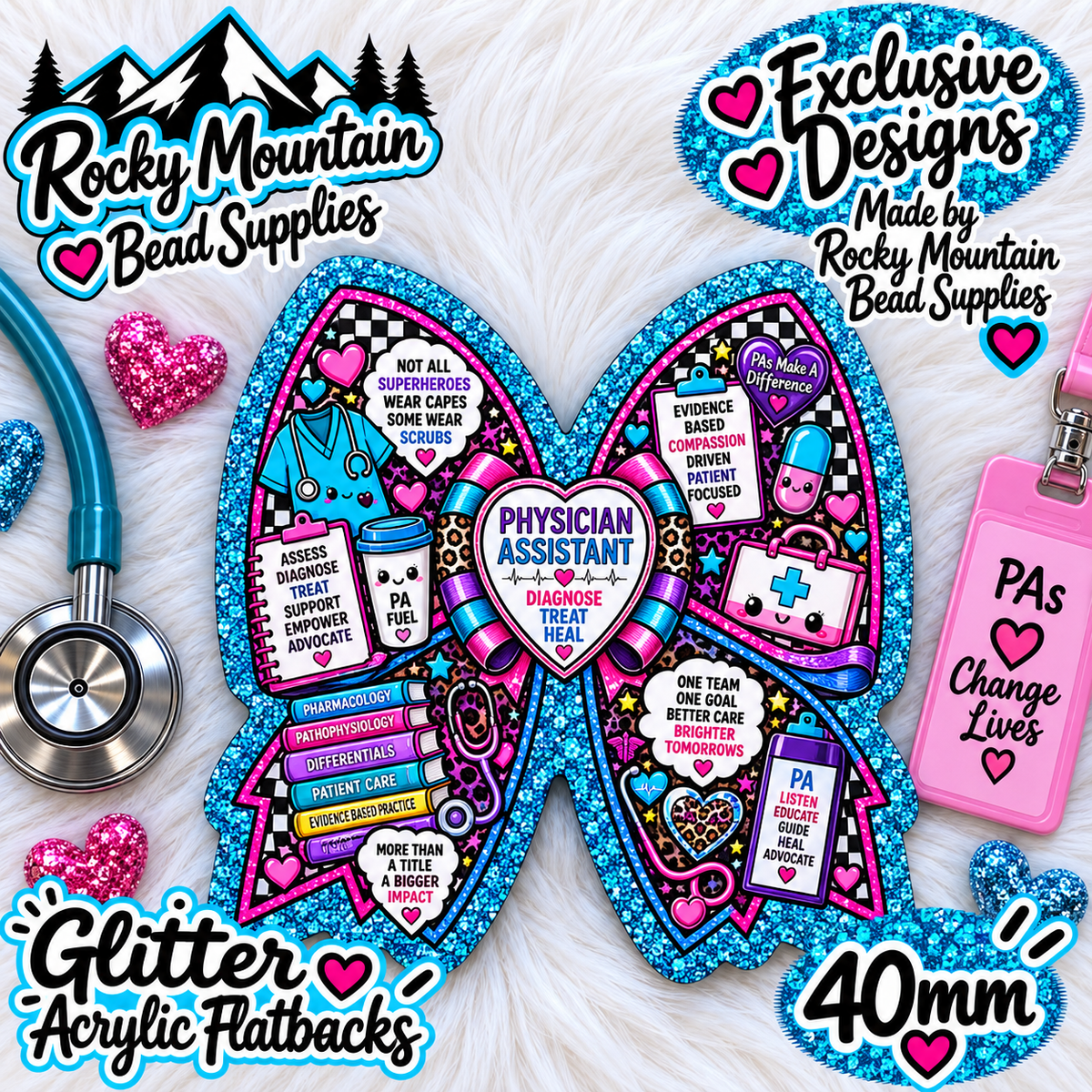 Shop Exclusive 1 Count Custom Exclusive Glitter