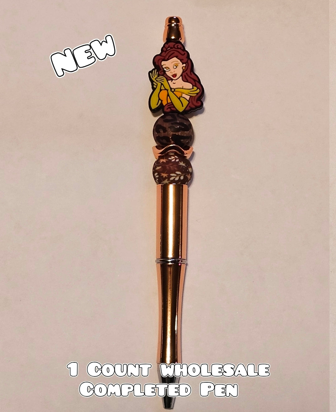 Wholesale 1 Count Beadable Character Princess Beauty
