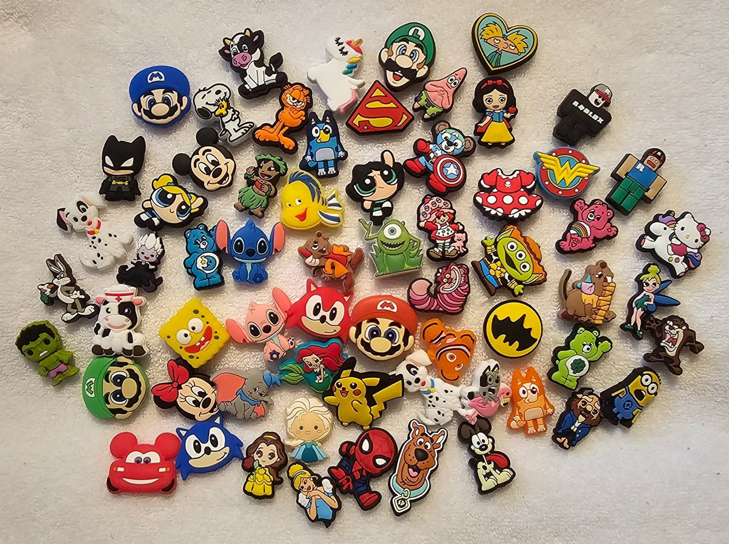 Only 1 set available! 60 Character silicone focal beads! Plus 10 count bonus pack! So 70 Character focals!
