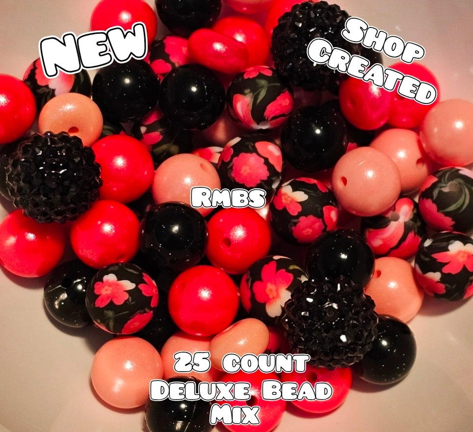 New Deluxe SILICONE Bead Mix 25 count. Shop Made