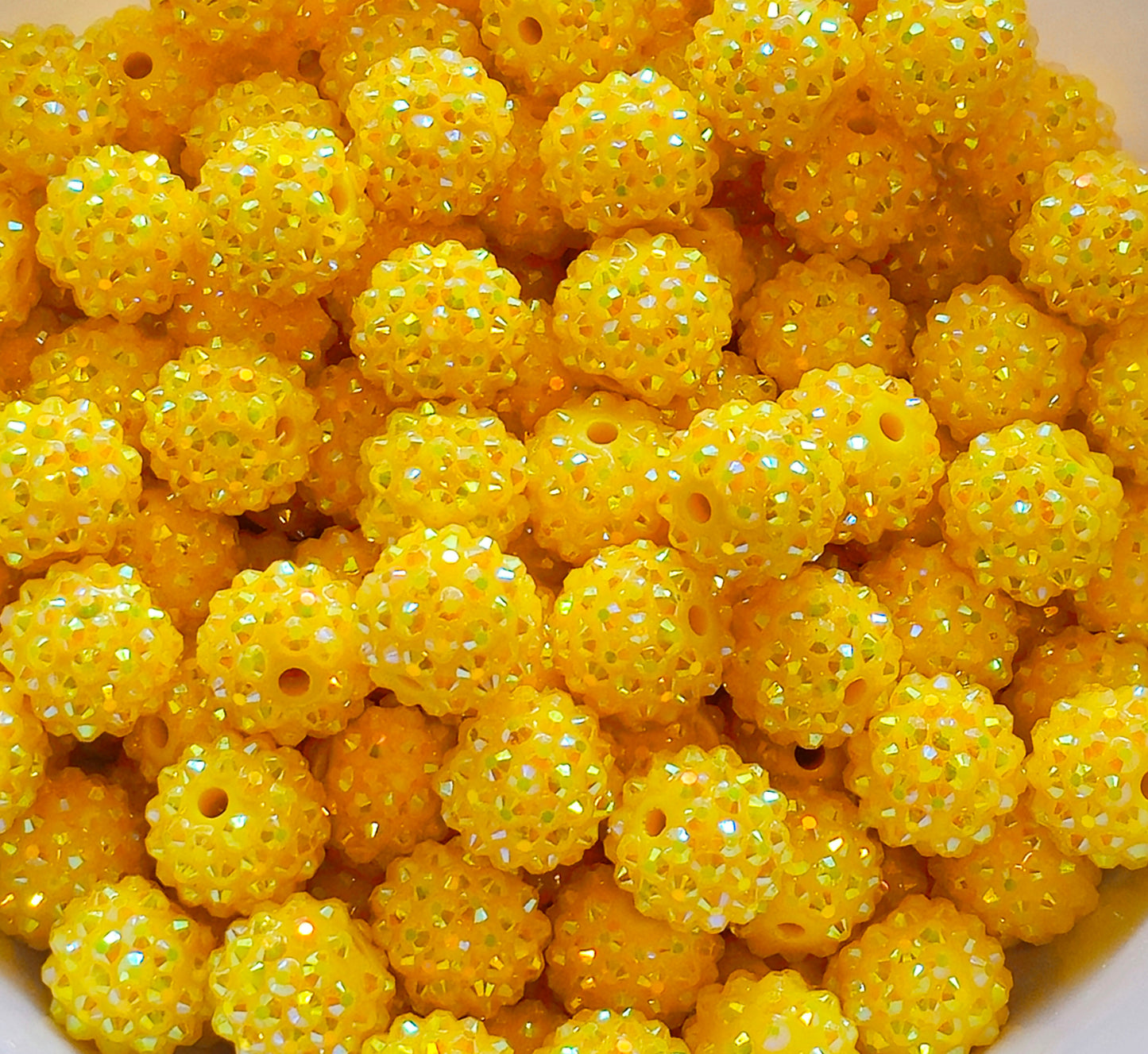 New AB Colors 1 Count Acrylic Beads Craft Supplies 16MM Rhinestone New Custom Colors