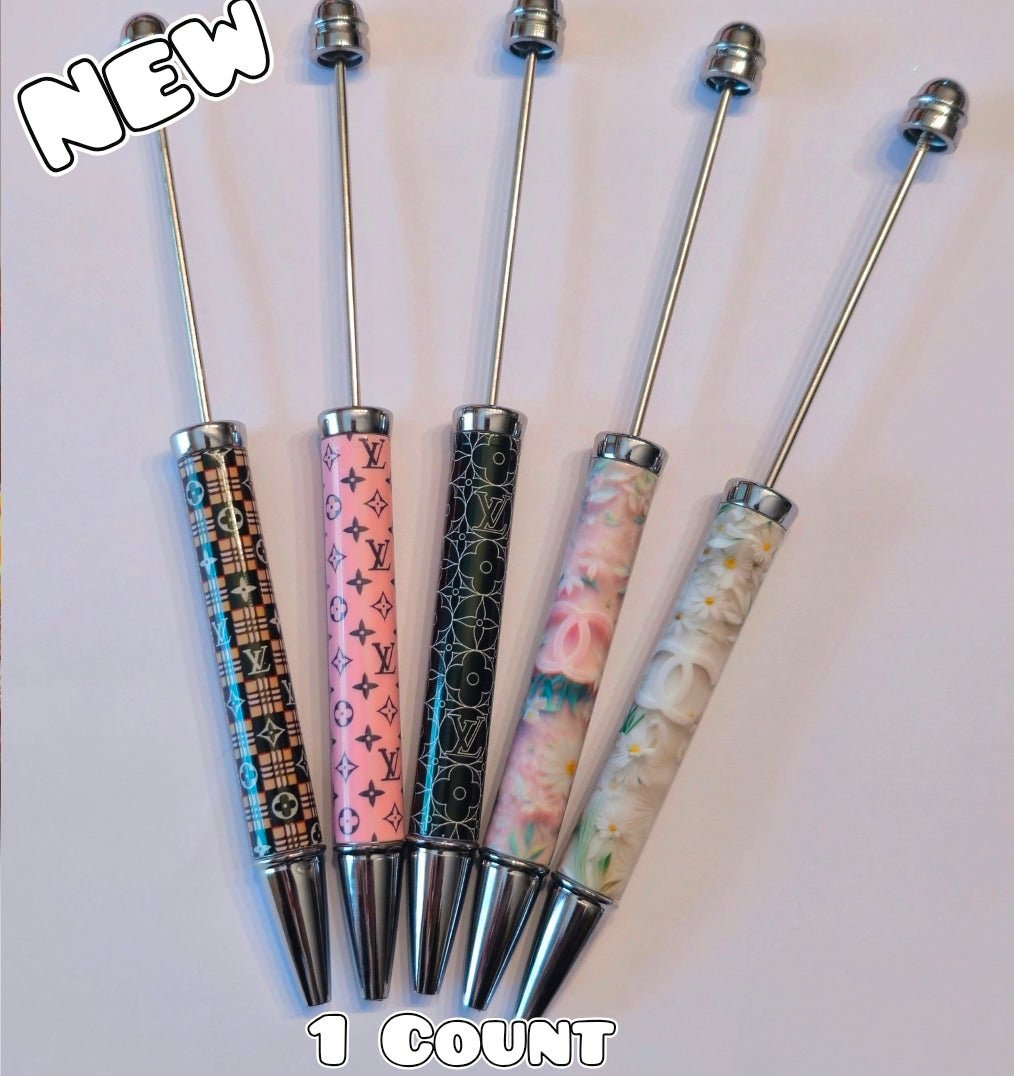 1 Count Designer Beadable Pens