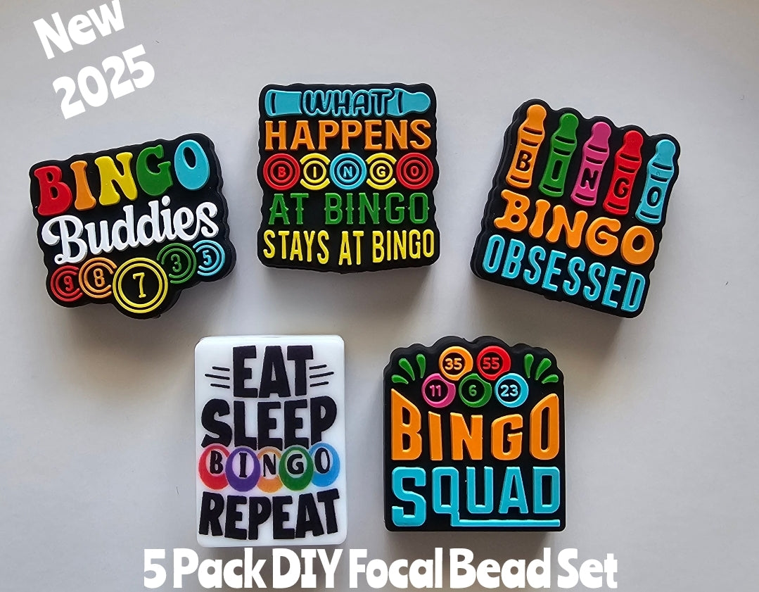 New 2025-- 5 count bingo focal set