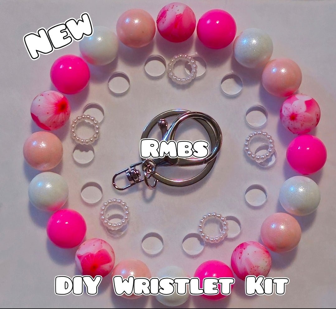 New 1 Count DIY Deluxe Beadable Wristlet Kit