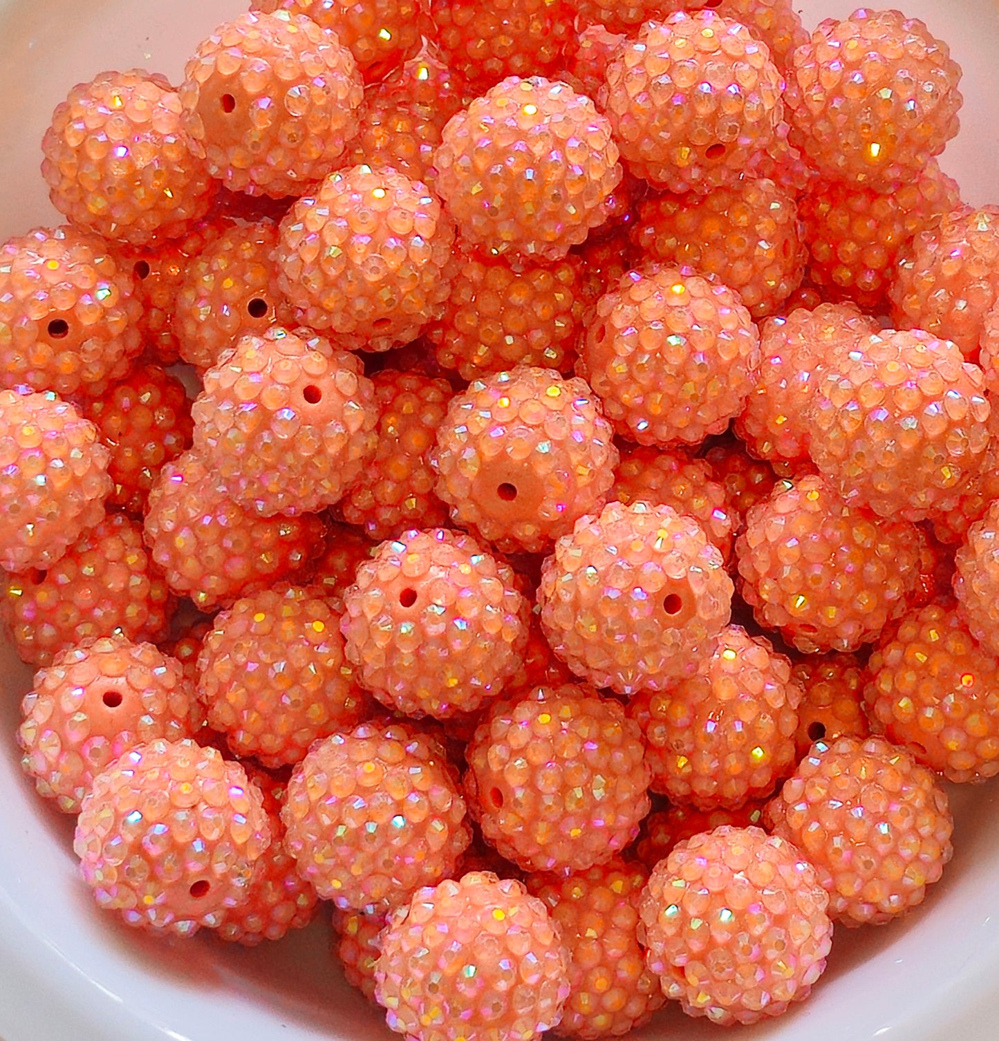 New AB Colors 1 Count Acrylic Beads Craft Supplies 20MM Rhinestone