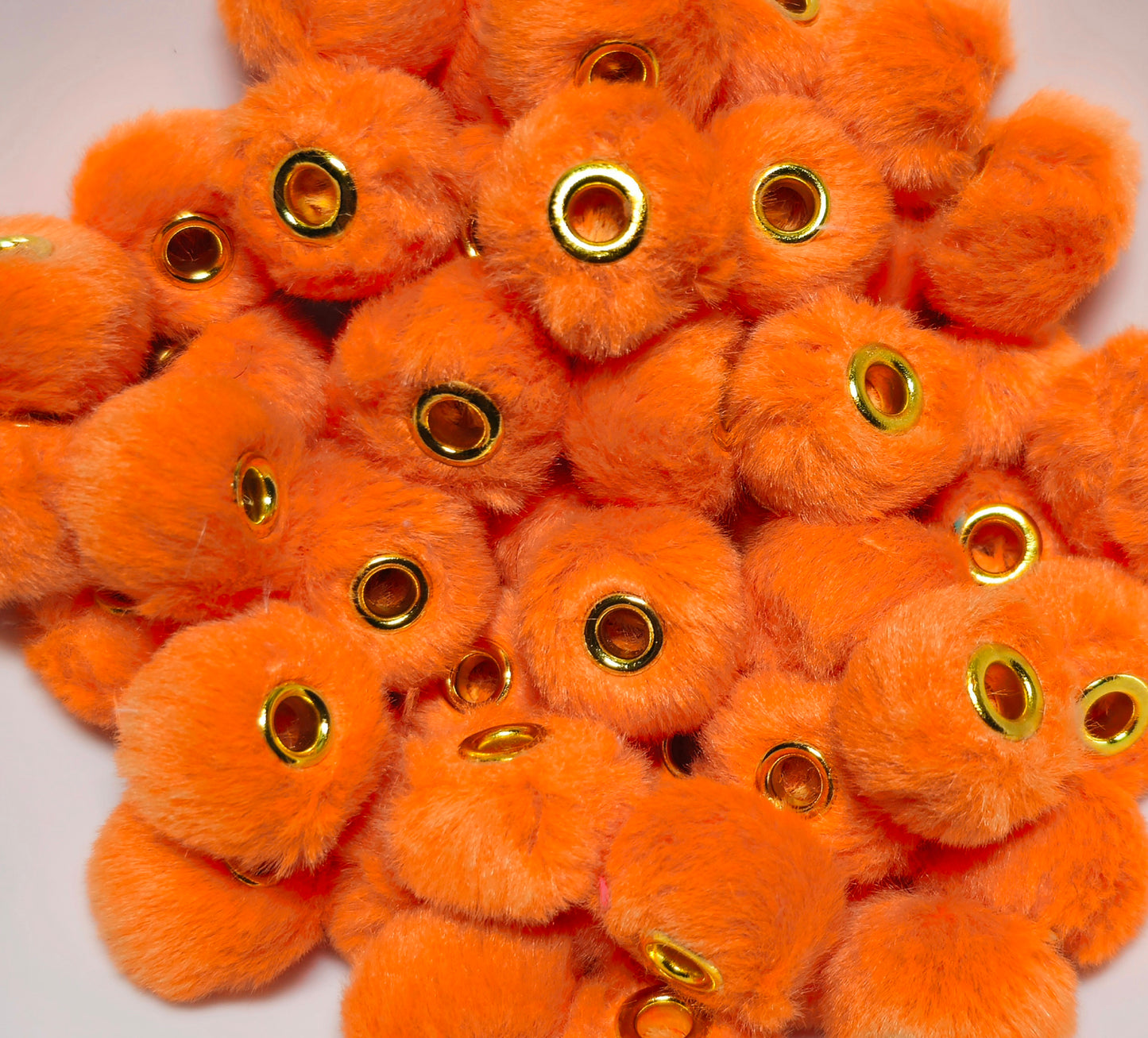 1 Count DIY 18MM Large Hole Fuzzy Spacers Mix Beads Craft Supplies