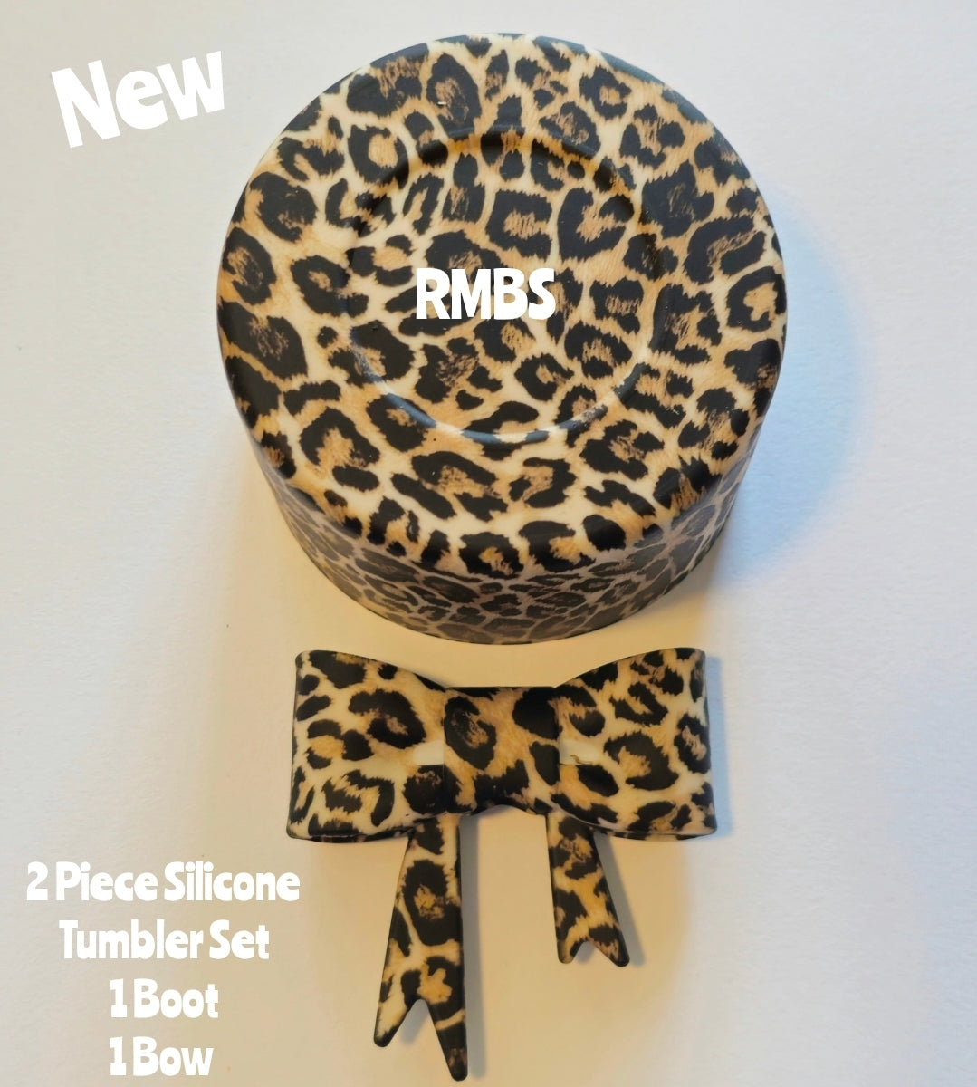 New 2 piece Silicone Tumbler Set.