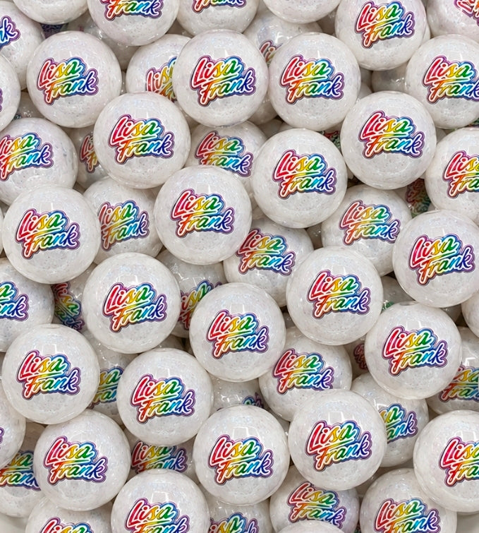 New 1 Count Shop Exclusive DIY Silicone Beads 15mm printed Shiny Glossy Beads