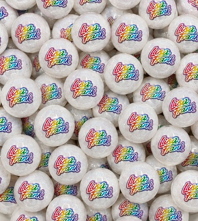 New 1 Count Shop Exclusive DIY Silicone Beads 15mm printed Shiny Glossy Beads