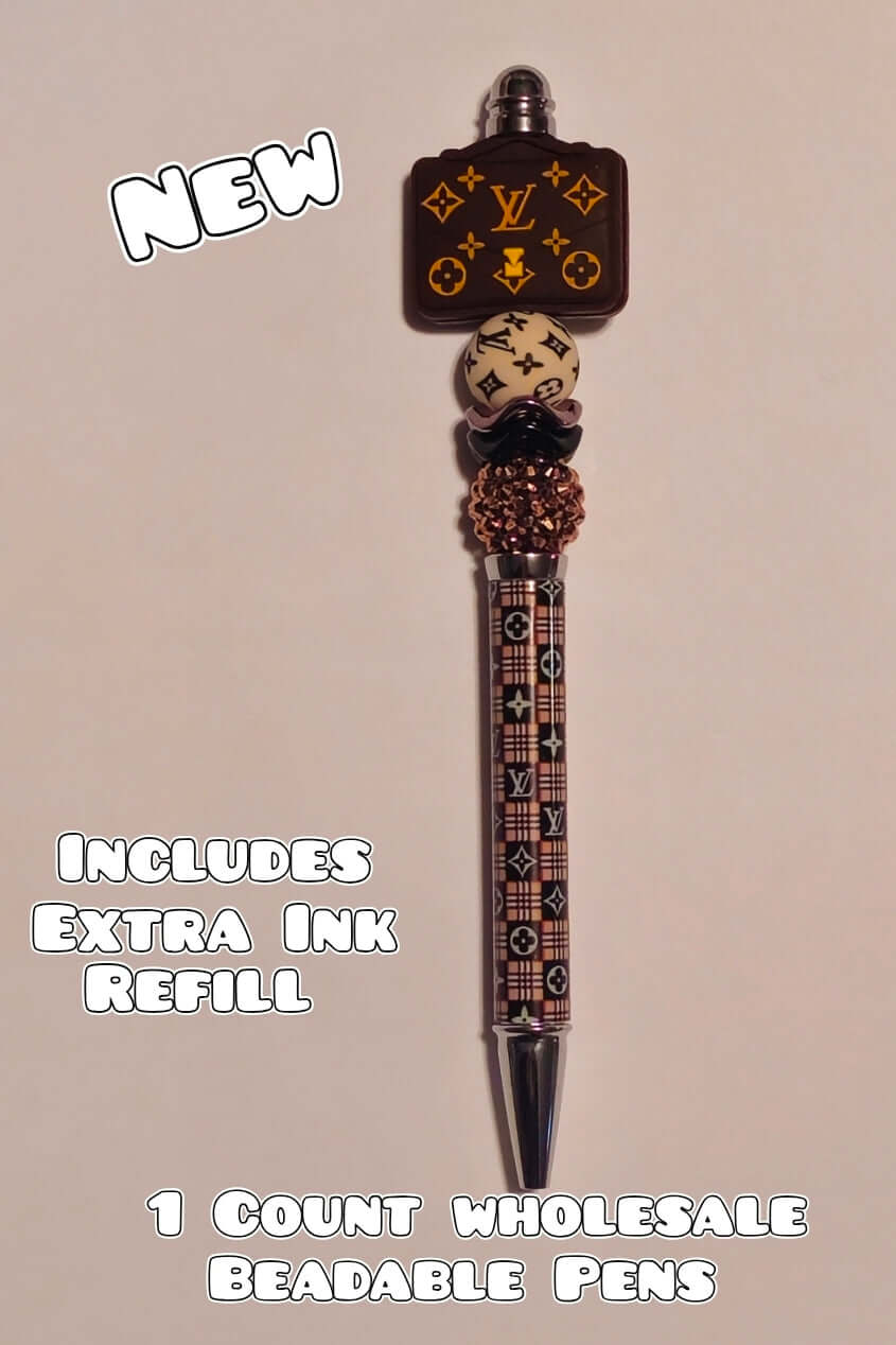 Wholesale Beadable Pens 1 Count Luxury Purse Style Completed Pen