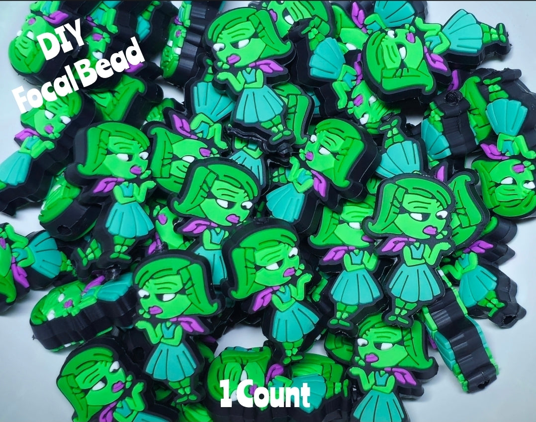 DIY Focal Bead 1 Count Craft Supplies Character Emotions Disgust