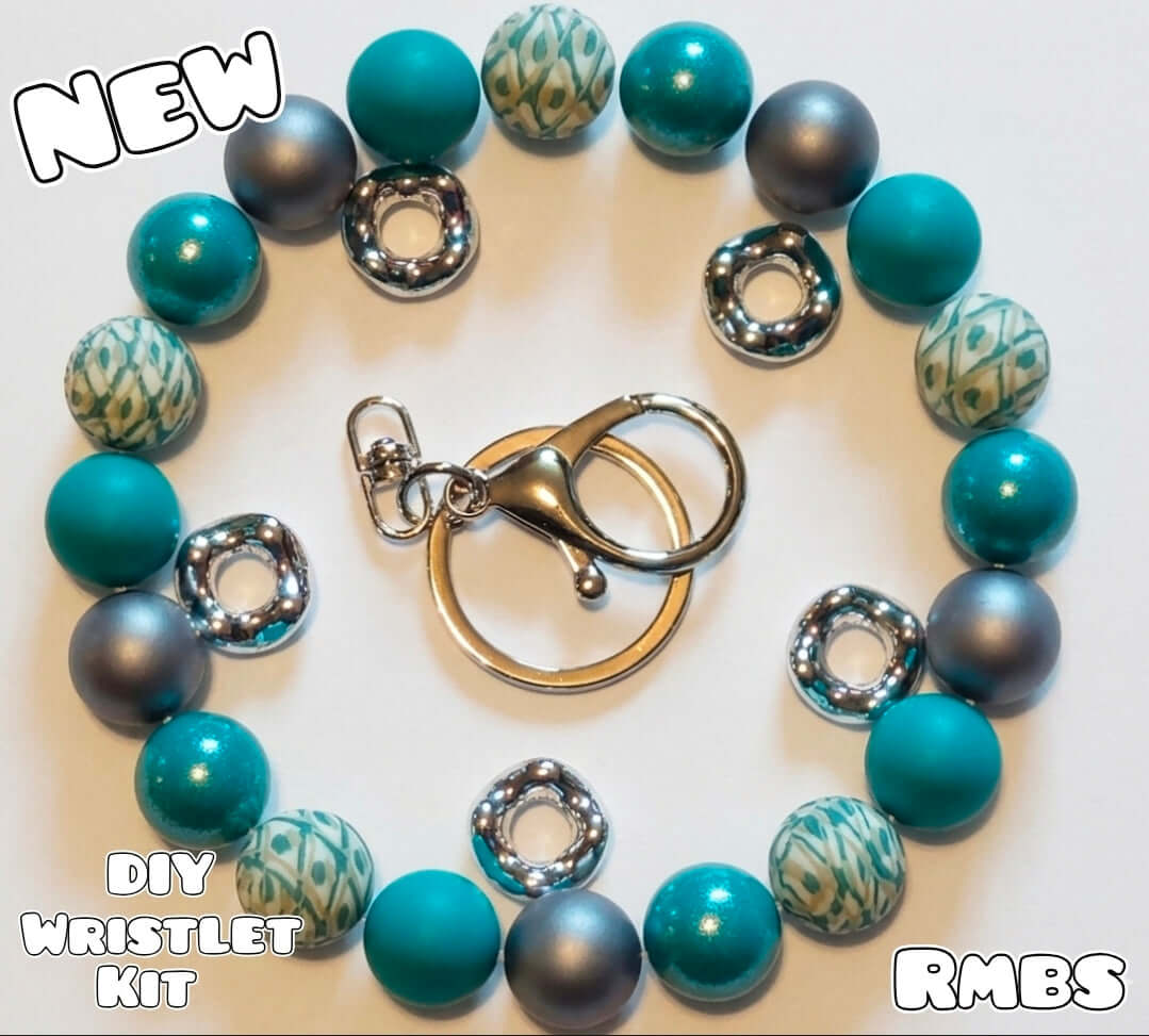 Nuevo kit de pulsera de lujo con cuentas DIY, tejido esmeralda, 1 unidad