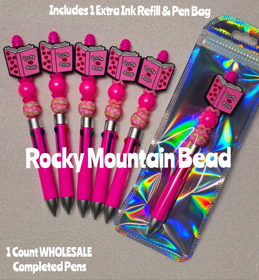 Wholsale Completed Pens come with 1 pen 1 ink refill and pen bag Craft Supplies Burn Book