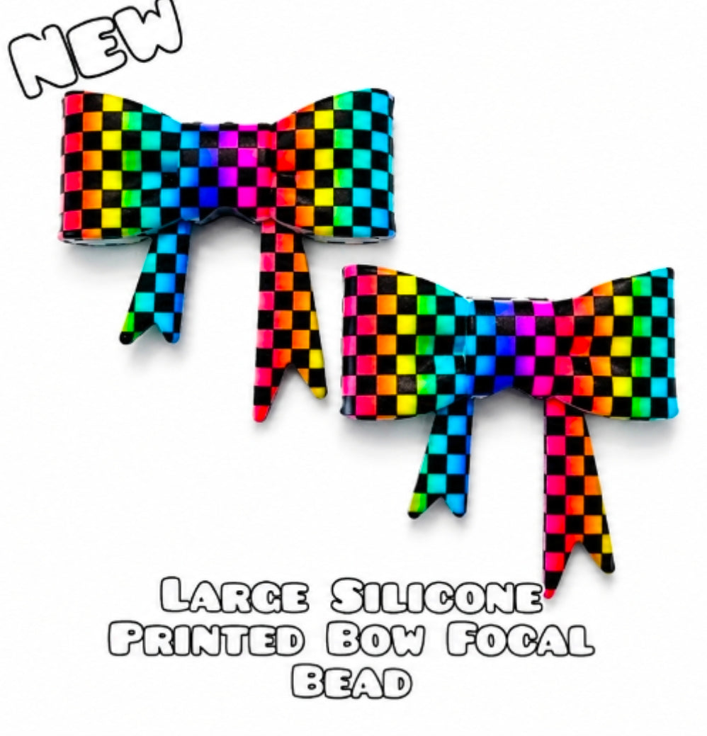 1 Count New Release Silicone Focal Bead Bow