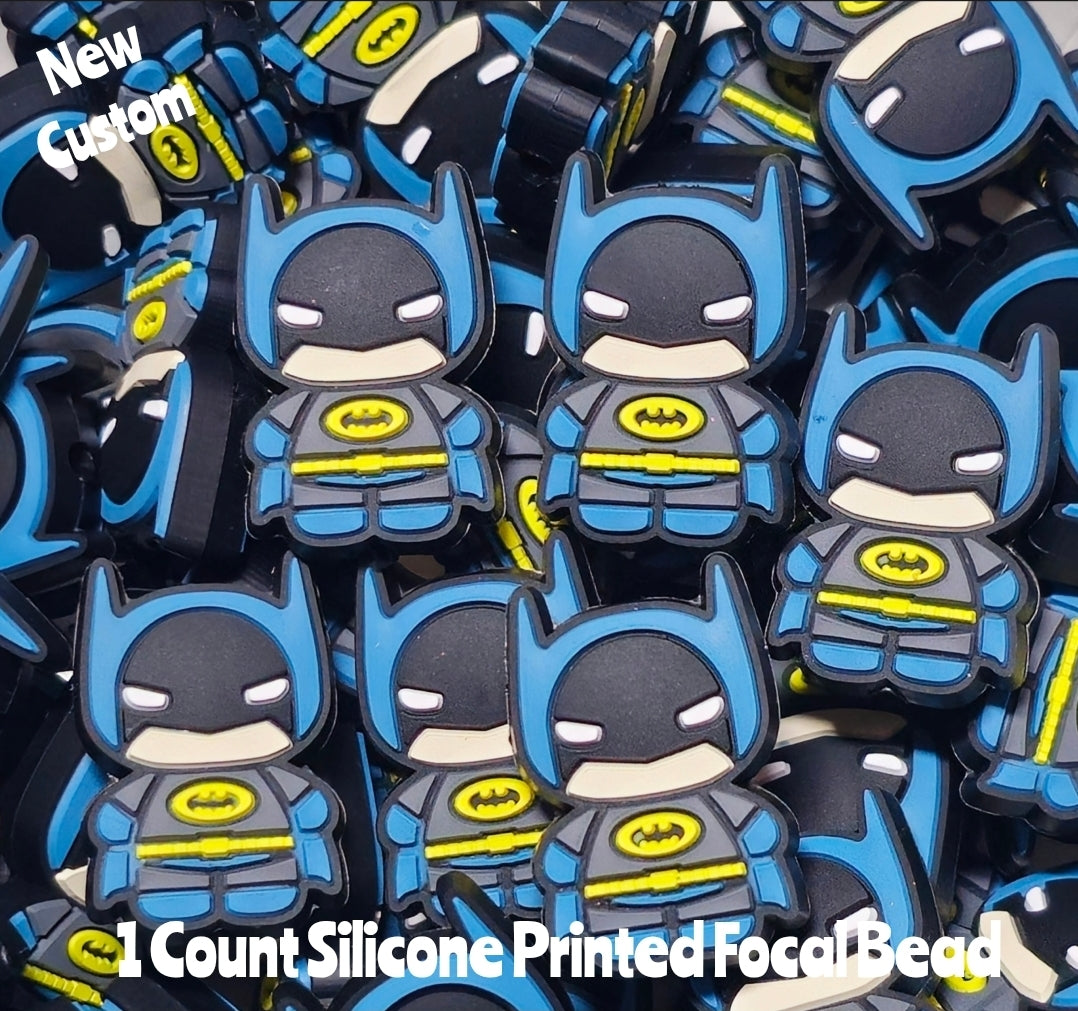 DIY Focal Bead 1 Count Craft Supplies Character Super heroes Custom
