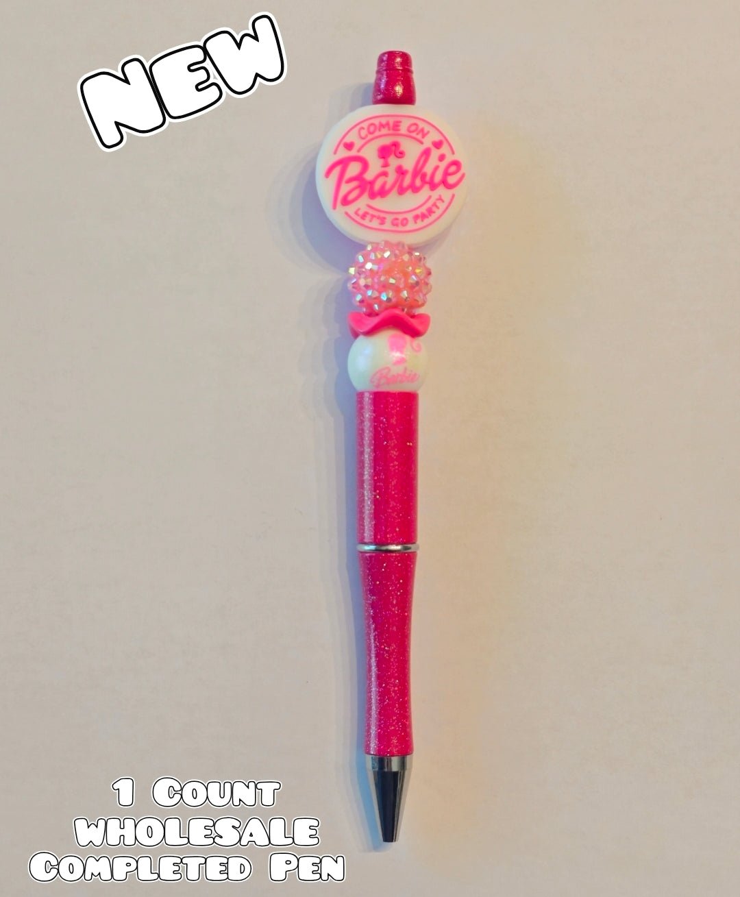 Wholesale Beadable Pens 1 Count Completed Pen Barbie