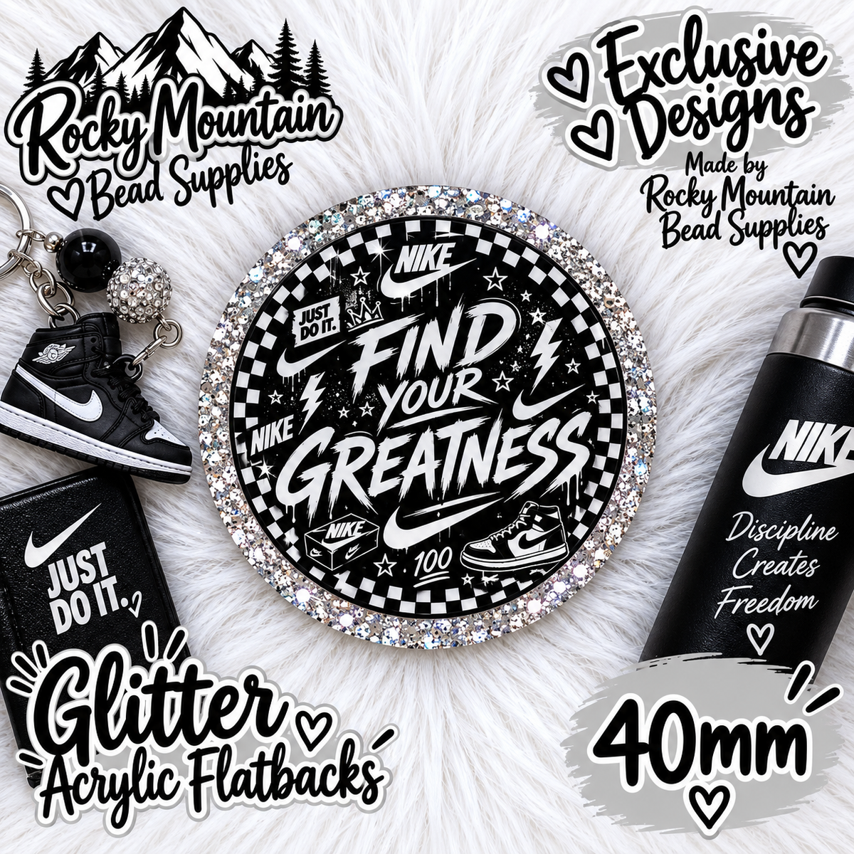 Shop Exclusive 1 Count Custom Exclusive Glitter