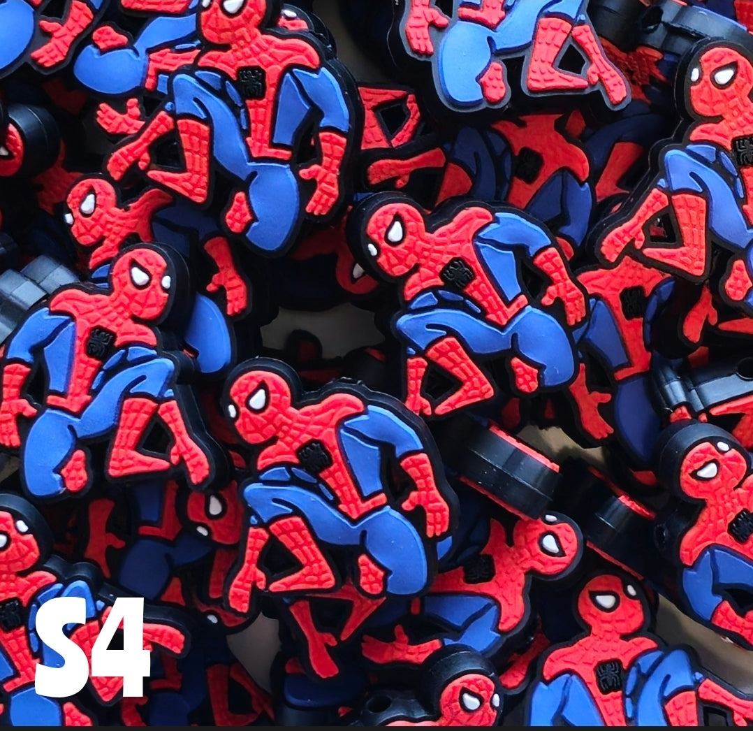 DIY Focal Bead 1 Count Craft Supplies Character Spiderman Beads Charms